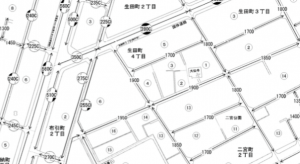 新神戸周辺の路線価（引用：国税庁）